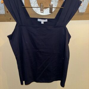 Elegant Navy Blue Women's Top